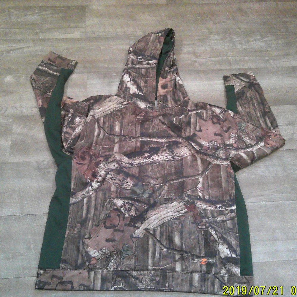 Men's Real Tree Camo Hoodie Hooded Sweatshirt XXL